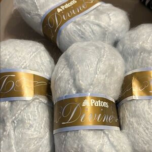 Patons Divine Holo Blue Yarn